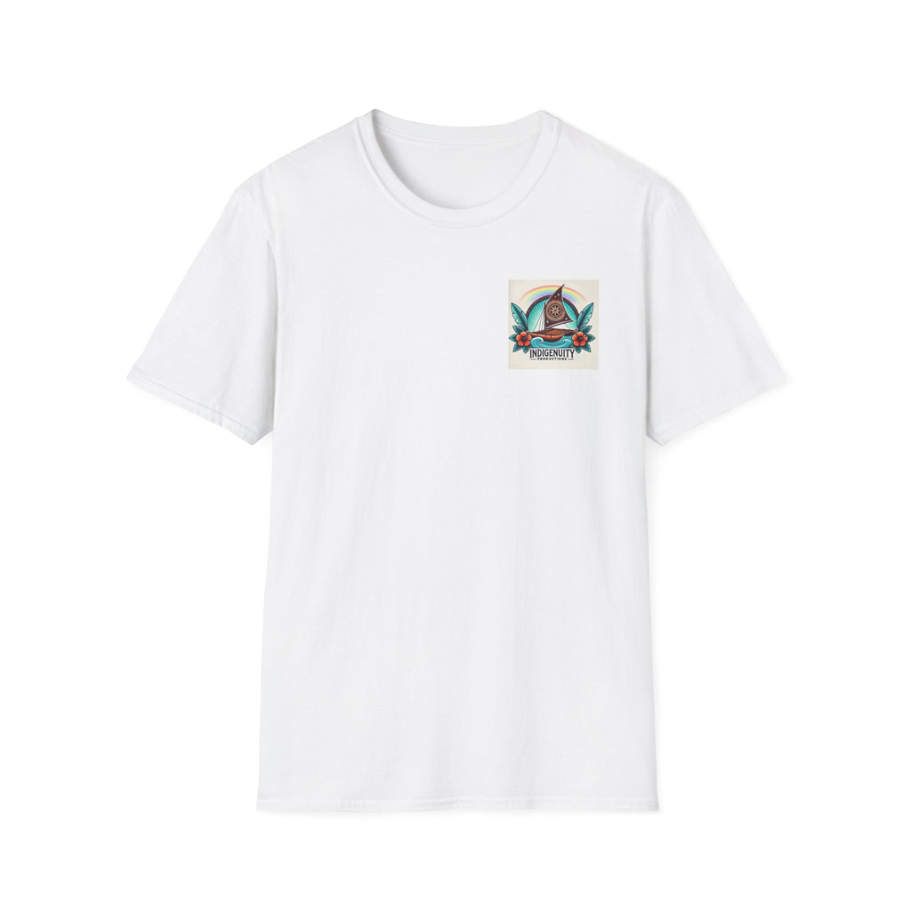 Indigenuity Productions Graphic T-Shirt — Retro Wave Pocket Tee