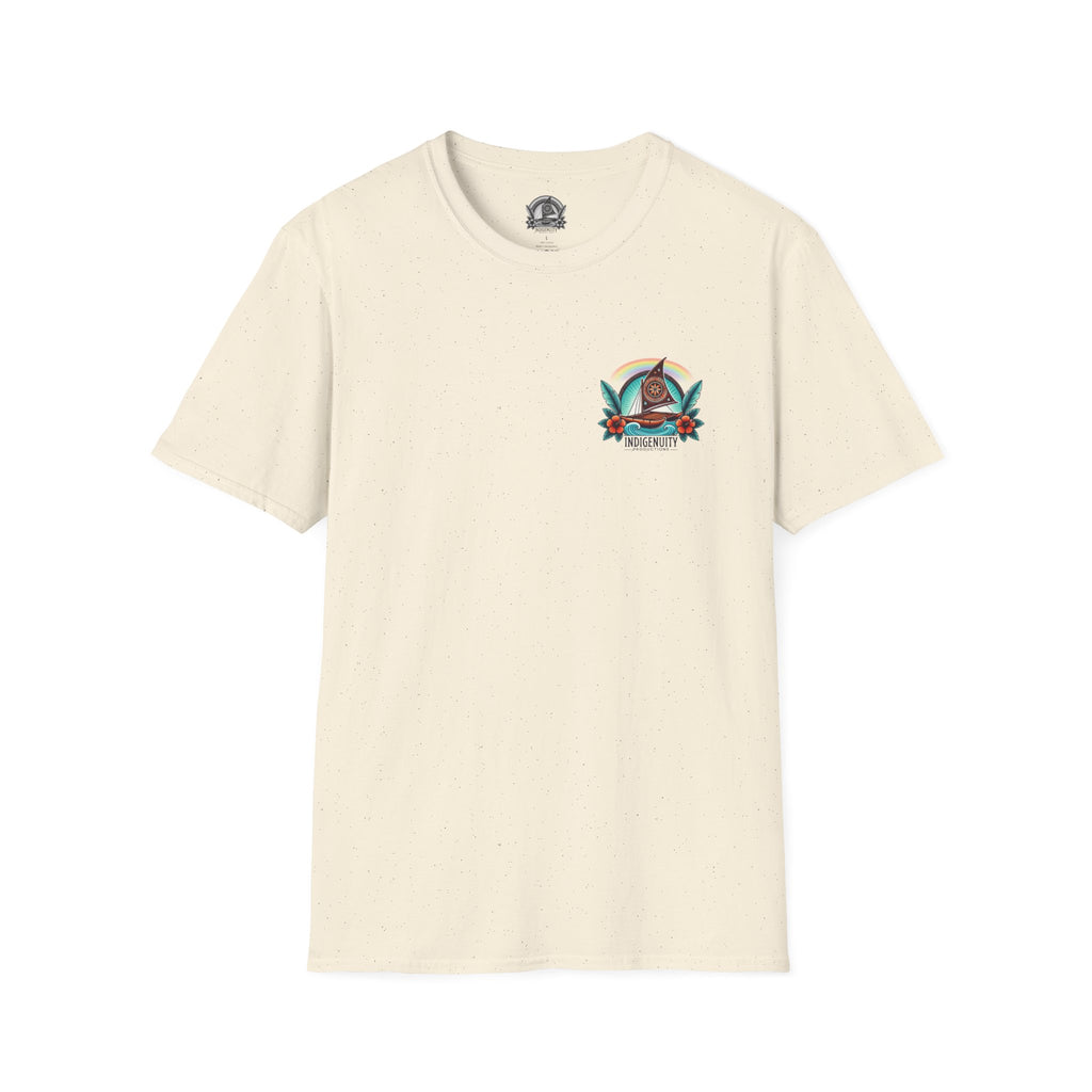 Indigenuity Productions Graphic T-Shirt — Retro Wave Pocket Tee