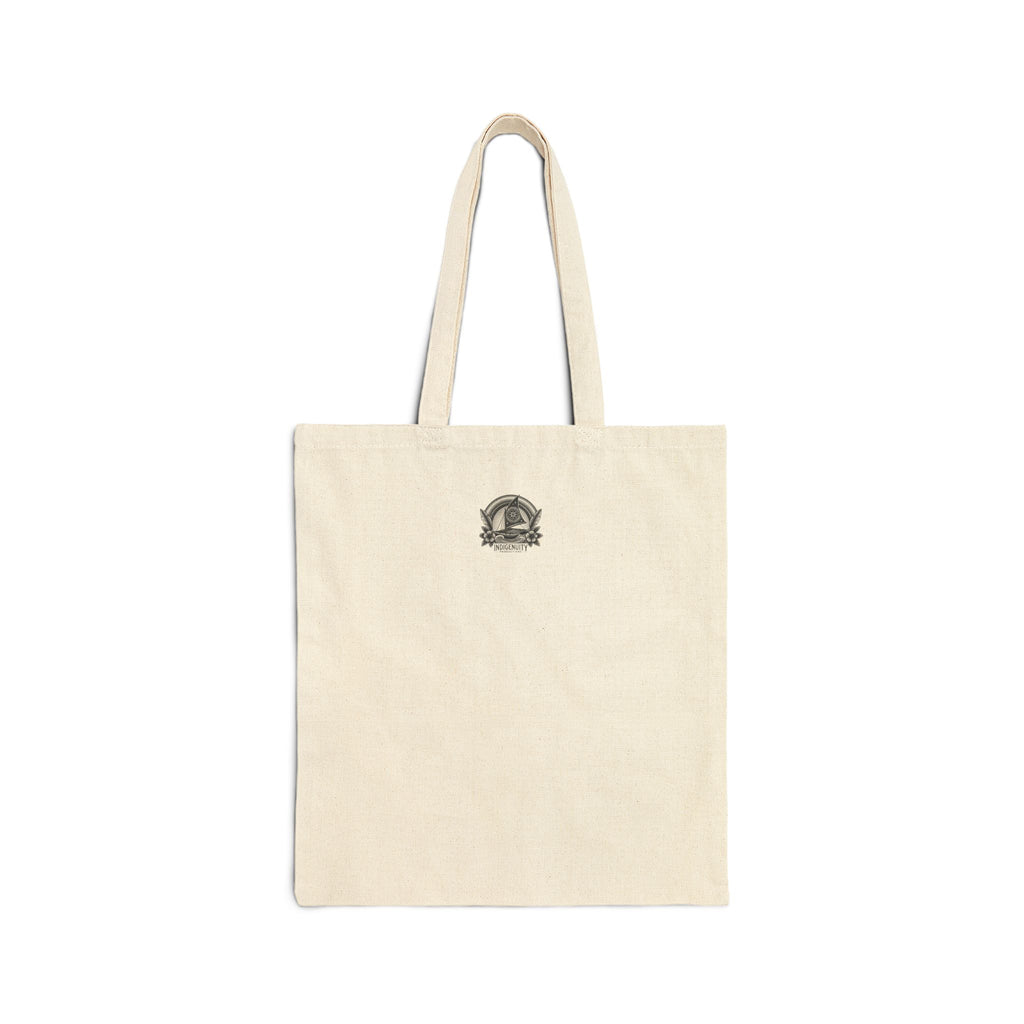 Indigenuity Productions Motif Tote Bag — Vintage Tribal Sail Design Canvas Tote