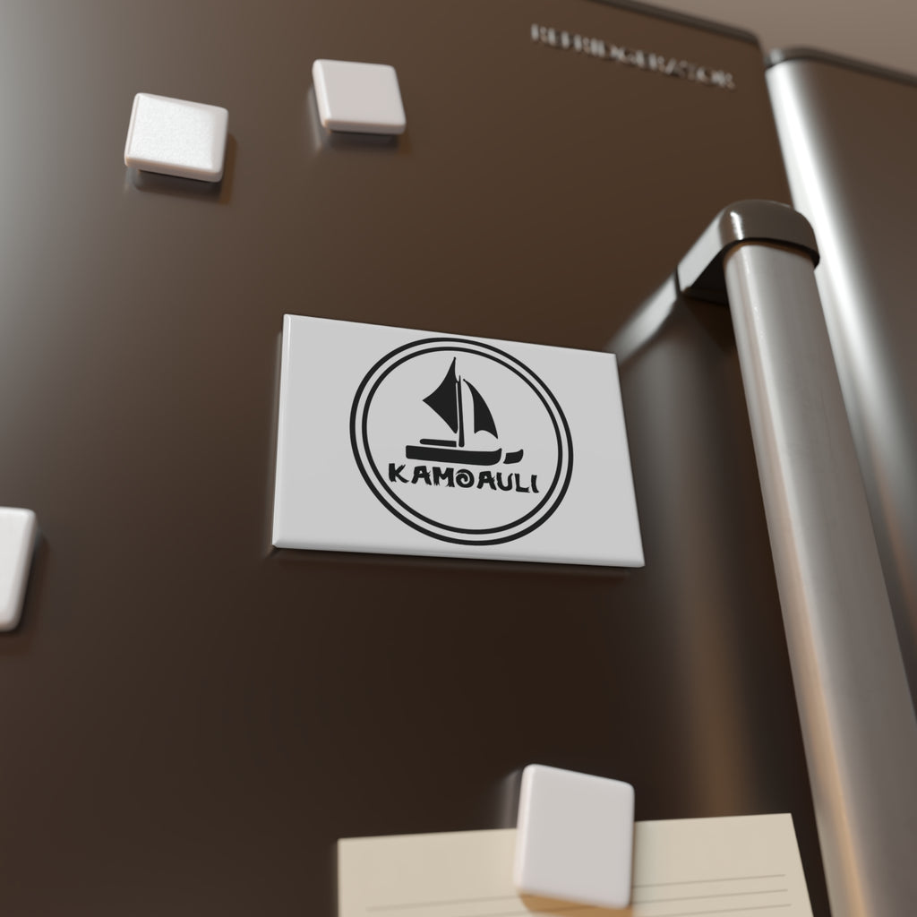 Kamoauli Sailboat Rectangle Magnet — Nautical Boat Logo Fridge Magnet