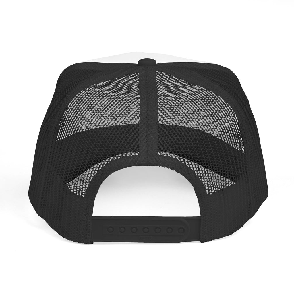 Kamoauli Trucker Hat — Bold Brush Script Mesh Cap